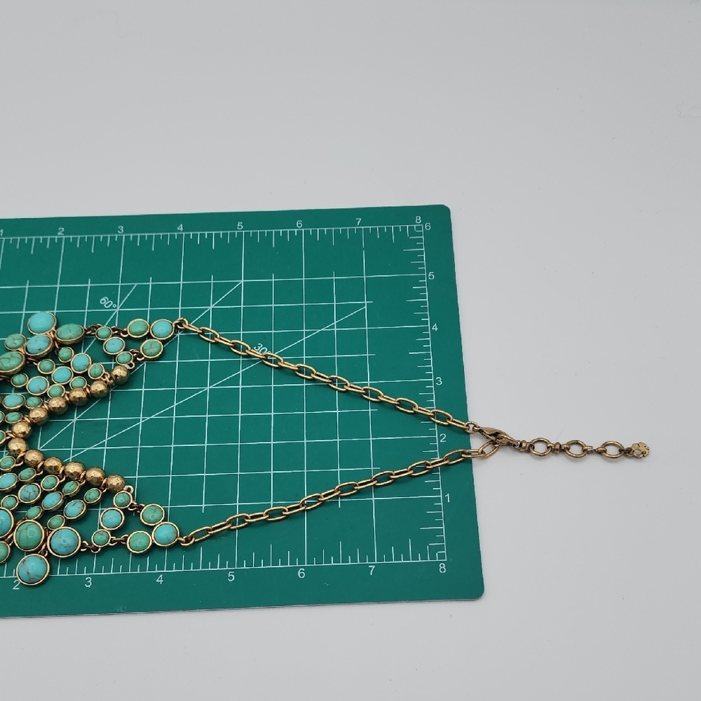 Lucky Brand Gold and Turquoise Necklace - Picture 12 of 13